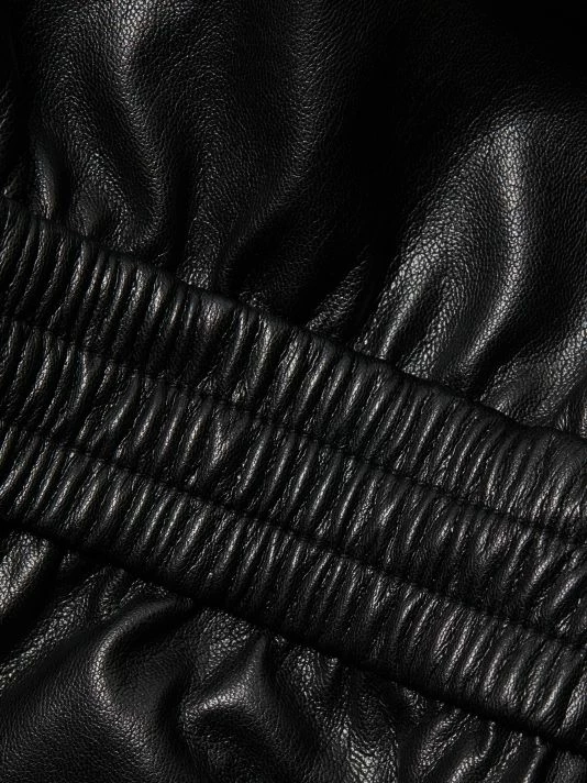 Alice + Olivia Levi Vegan Leather Jumpsuit 7 Alice + Olivia Levi Vegan Leather Jumpsuit - Image 7