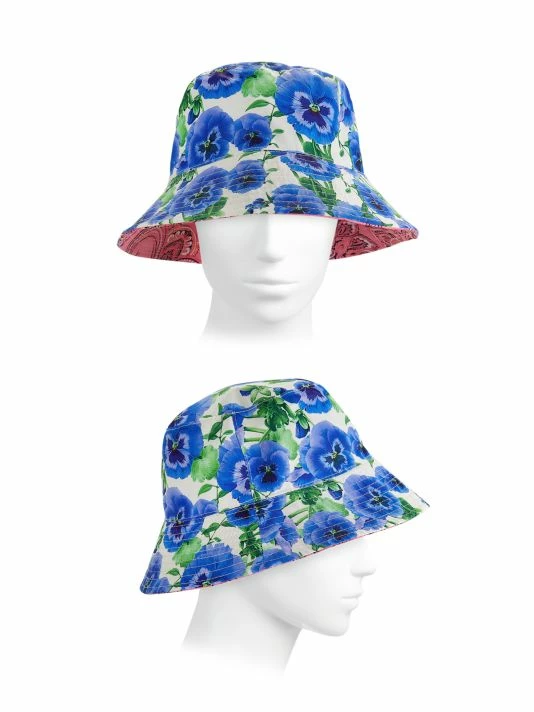 Alice + Olivia Liya Reversible Bucket Hat 3 Alice + Olivia Liya Reversible Bucket Hat - Image 3