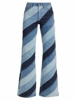 Alice + Olivia Beautiful High-Waisted Flare Jeans