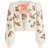 Alice + Olivia Kitty Floral-Embroidered Cardigan