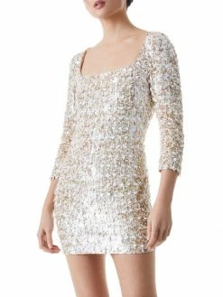 Alice + Olivia Davinia Metallic Minidress 9 Alice + Olivia Davinia Metallic Minidress -ALICE + OLIVIA Sales unnamed file 1089