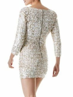 Alice + Olivia Davinia Metallic Minidress 10 Alice + Olivia Davinia Metallic Minidress -ALICE + OLIVIA Sales unnamed file 1090