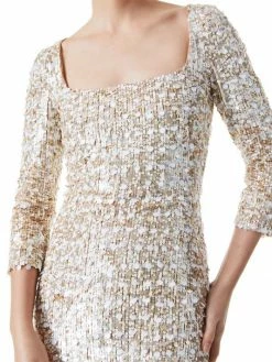 Alice + Olivia Davinia Metallic Minidress 11 Alice + Olivia Davinia Metallic Minidress -ALICE + OLIVIA Sales unnamed file 1091