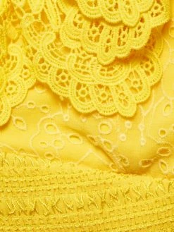 Alice + Olivia Bleeker Ruffled Lace Crop Top -ALICE + OLIVIA Sales unnamed file 1119