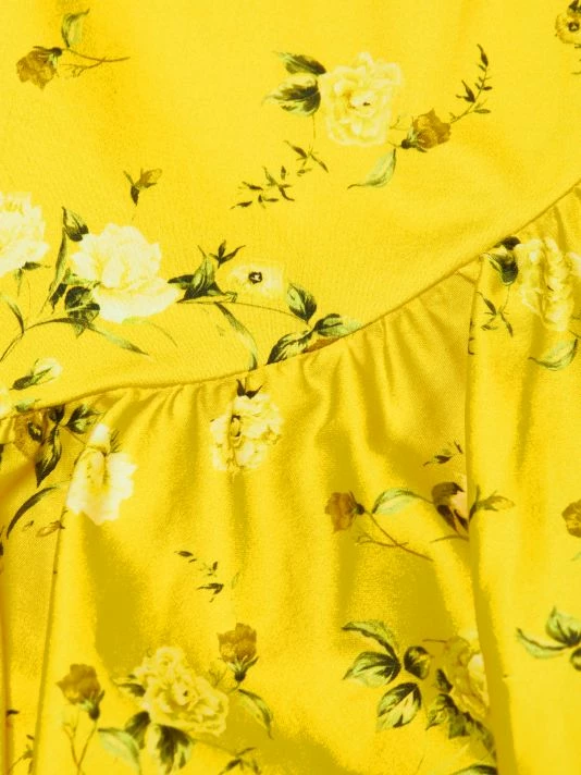 Alice + Olivia Cristina Ruffled Cotton-Blend Wrap-Effect Skirt 7 Alice + Olivia Cristina Ruffled Cotton-Blend Wrap-Effect Skirt - Image 7