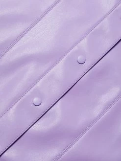 Alice + Olivia Edyth Vegan Leather Shirt -ALICE + OLIVIA Sales unnamed file 1168