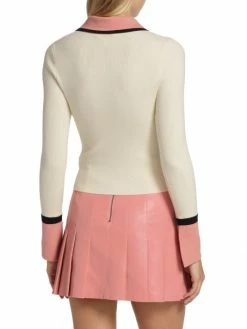 Alice + Olivia Pia Ribbed Wool Sweater -ALICE + OLIVIA Sales unnamed file 1173