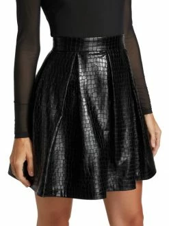 Alice + Olivia Chara Vegan Leather Party Dress -ALICE + OLIVIA Sales unnamed file 118