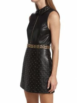 Alice + Olivia Ellis Quilted Faux Leather Dress -ALICE + OLIVIA Sales unnamed file 1193
