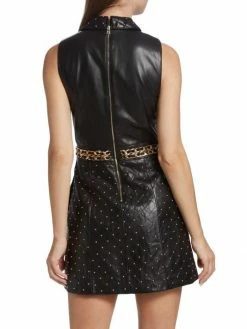 Alice + Olivia Ellis Quilted Faux Leather Dress -ALICE + OLIVIA Sales unnamed file 1194