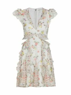 Alice + Olivia Mitzi Cutout Minidress