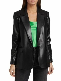 Alice + Olivia Denny Vegan Leather Blazer 9 Alice + Olivia Denny Vegan Leather Blazer -ALICE + OLIVIA Sales unnamed file 1213