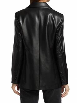 Alice + Olivia Denny Vegan Leather Blazer 11 Alice + Olivia Denny Vegan Leather Blazer -ALICE + OLIVIA Sales unnamed file 1215