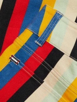 Alice + Olivia Stacey Striped Mid-Rise Bell Bottom Pants -ALICE + OLIVIA Sales unnamed file 1231