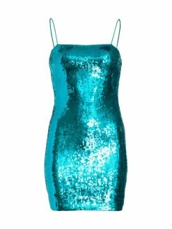 Alice + Olivia Nelle Sequined Cut-Out Minidress Gold -ALICE + OLIVIA Sales unnamed file 1269