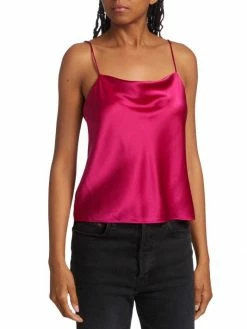 Alice + Olivia Harmon Draped Silk Tank 9 Alice + Olivia Harmon Draped Silk Tank -ALICE + OLIVIA Sales unnamed file 1286