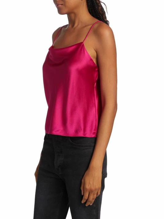 Alice + Olivia Harmon Draped Silk Tank 4 Alice + Olivia Harmon Draped Silk Tank - Image 4