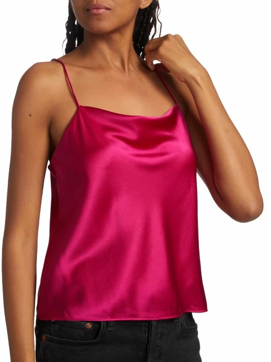 Alice + Olivia Harmon Draped Silk Tank 6 Alice + Olivia Harmon Draped Silk Tank - Image 6