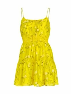 Alice + Olivia Lai Printed Cotton & Silk Minidress