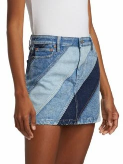 Alice + Olivia Good High-Waisted Denim Miniskirt 10 Alice + Olivia Good High-Waisted Denim Miniskirt -ALICE + OLIVIA Sales unnamed file 1363