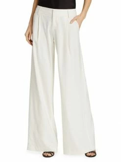 Alice + Olivia Eric Low-Rise Wide-Leg Pants -ALICE + OLIVIA Sales unnamed file 1383