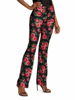 Alice + Olivia Olivia Pritned Fit & Flare Trousers -ALICE + OLIVIA Sales unnamed file 1391