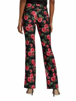 Alice + Olivia Olivia Pritned Fit & Flare Trousers -ALICE + OLIVIA Sales unnamed file 1392