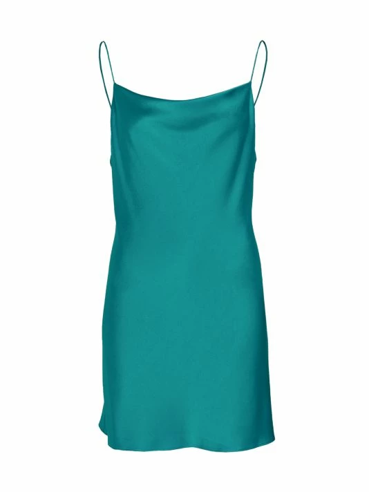 Alice + Olivia Harmony Draped Satin Slip Minidress 1 Alice + Olivia Harmony Draped Satin Slip Minidress