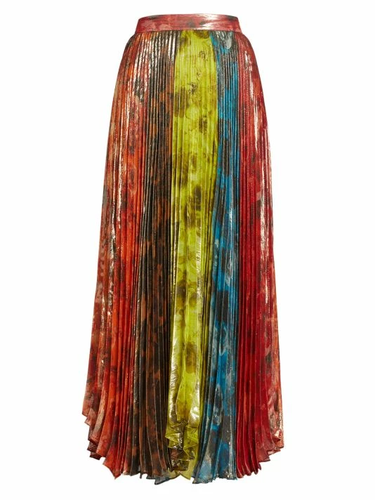Alice + Olivia Katz Pleated Maxi Skirt 1 Alice + Olivia Katz Pleated Maxi Skirt