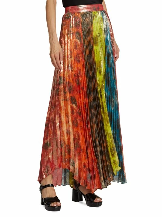 Alice + Olivia Katz Pleated Maxi Skirt 4 Alice + Olivia Katz Pleated Maxi Skirt - Image 4