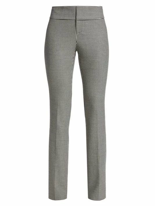 Alice + Olivia Olivia Slim Fit Trousers 1 Alice + Olivia Olivia Slim Fit Trousers