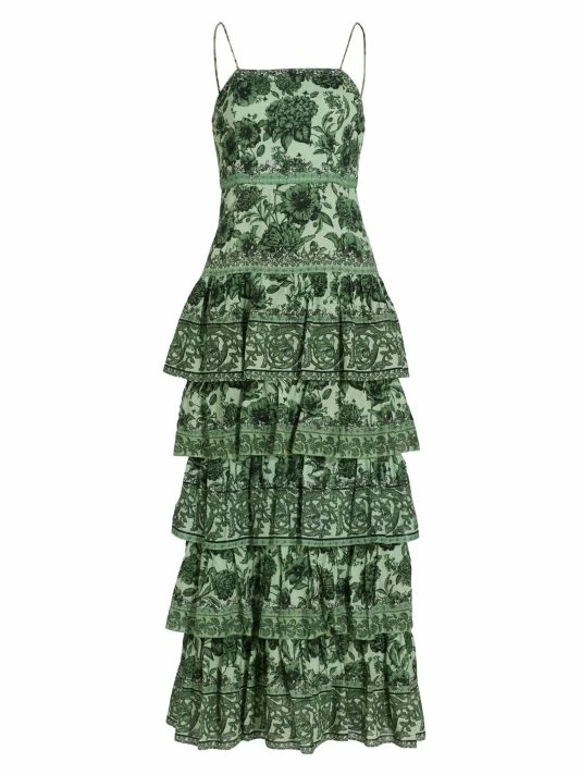 Alice + Olivia Valencia Floral Tiered Maxi Dress 1 Alice + Olivia Valencia Floral Tiered Maxi Dress