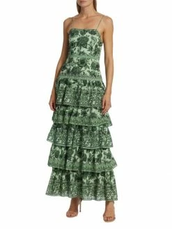 Alice + Olivia Valencia Floral Tiered Maxi Dress 9 Alice + Olivia Valencia Floral Tiered Maxi Dress -ALICE + OLIVIA Sales unnamed file 1468