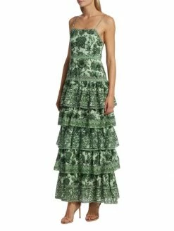 Alice + Olivia Valencia Floral Tiered Maxi Dress 10 Alice + Olivia Valencia Floral Tiered Maxi Dress -ALICE + OLIVIA Sales unnamed file 1469