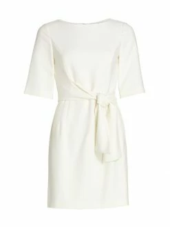 Alice + Olivia Virgil Wrap Dress Off White -ALICE + OLIVIA Sales unnamed file 1541