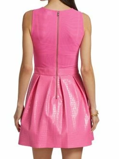 Alice + Olivia Chara Croc-Embossed Party Dress 11 Alice + Olivia Chara Croc-Embossed Party Dress -ALICE + OLIVIA Sales unnamed file 1553