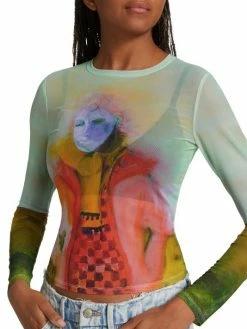 Alice + Olivia X Kidsuper Delaina Printed Mesh Crop Top 12 Alice + Olivia X Kidsuper Delaina Printed Mesh Crop Top -ALICE + OLIVIA Sales unnamed file 1574