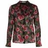 Alice + Olivia Eloise Silk-Blend Floral Blouse