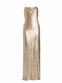 Alice + Olivia Harmony Chainmail Maxi Dress