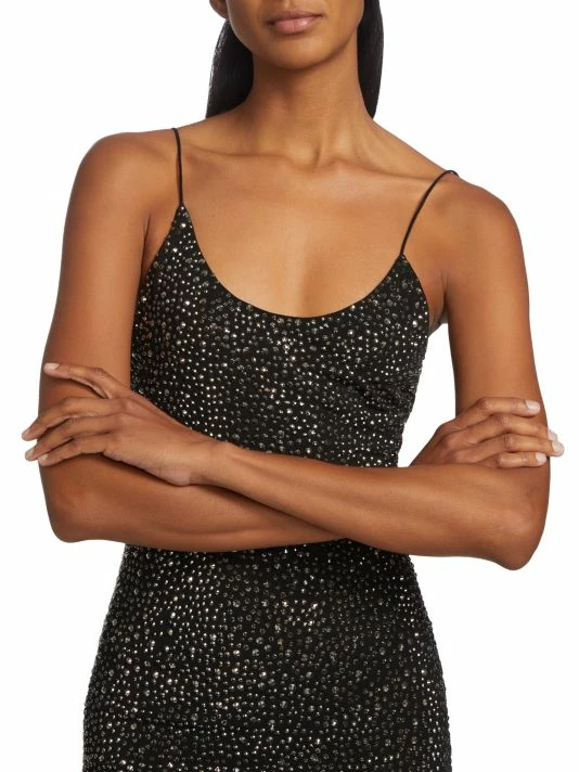 Alice + Olivia Nelle Metallic Minidress 6 Alice + Olivia Nelle Metallic Minidress - Image 6