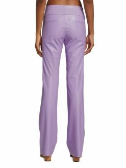 Alice + Olivia Oliva Vegan Leather Boot-Cut Trousers -ALICE + OLIVIA Sales unnamed file 1699