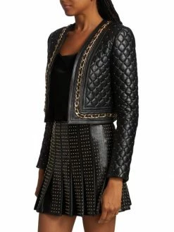 Alice + Olivia Zeta Vegan Leather Jacket -ALICE + OLIVIA Sales unnamed file 1705