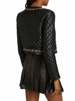 Alice + Olivia Zeta Vegan Leather Jacket -ALICE + OLIVIA Sales unnamed file 1706