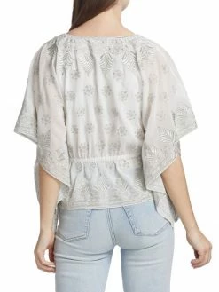 Alice + Olivia Sharita Embroidered Kaftan Top -ALICE + OLIVIA Sales unnamed file 178