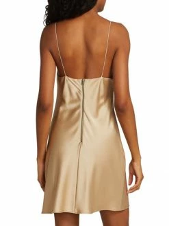 Alice + Olivia Harmony Draped Slip Mini Dress Nude -ALICE + OLIVIA Sales unnamed file 1793