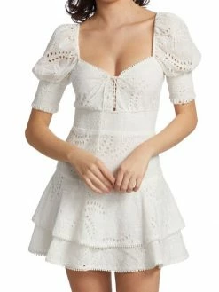 Alice + Olivia Crawford Eyelet Minidress -ALICE + OLIVIA Sales unnamed file 18