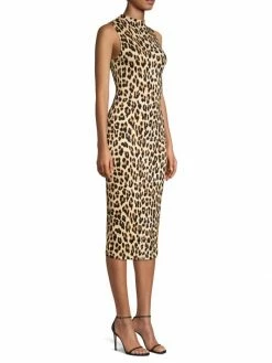 Alice + Olivia Delora Leopard Sleeveless Bodycon Dress -ALICE + OLIVIA Sales unnamed file 1800