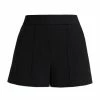Alice + Olivia Dylan High-Rise Pintucked Shorts