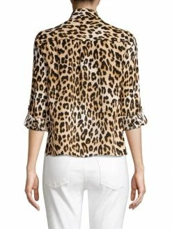 Alice + Olivia Eloise Leopard Print Silk Blouse 10 Alice + Olivia Eloise Leopard Print Silk Blouse -ALICE + OLIVIA Sales unnamed file 1827