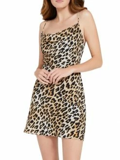 Alice + Olivia Harmony Leopard Draped Slip Mini Dress 6 Alice + Olivia Harmony Leopard Draped Slip Mini Dress -ALICE + OLIVIA Sales unnamed file 1859